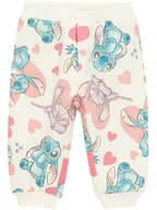 Spodenki dla niemowląt - COOL CLUB Spodnie dresowe w kolorze kremowym - miniaturka - grafika 1