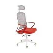 Fotele i krzesła biurowe - Fotel Obrotowy Gabinetowy Vesuvio 2 Cynamonowy / Biały Halmar - miniaturka - grafika 1