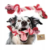 Zabawki dla psów - Zabawka Dla Psa Szczeniaka Sznur Szarpak Pleciony Dentystyczny Supły 21 Cm - miniaturka - grafika 1