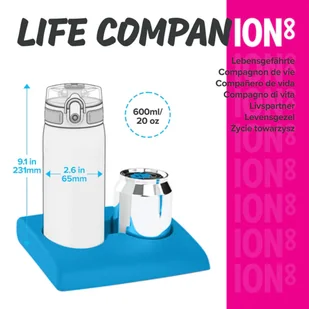 ION8 Turkusowa butelka na wodę w samochody 500 ml - Butelki filtrujące - miniaturka - grafika 7