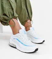 Botki damskie - Białe sneakersy z hologramem Jelka-40 - miniaturka - grafika 1
