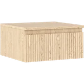 Szafki łazienkowe - Mexen Rivel szafka łazienkowa podumywalkowa 50 cm z blatem, 1 szuflada, ryflowana , dąb - 91A20-05023-1-BFC81 - miniaturka - grafika 1