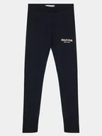 Legginsy - Tommy Hilfiger Legginsy Monotype Legging KG0KG07754 Niebieski Skinny Fit - miniaturka - grafika 1
