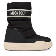 Buty dla dziewczynek - Śniegowce Moon Boot Jr Park Zip High Wp 80D3440080 D Czarny - miniaturka - grafika 1