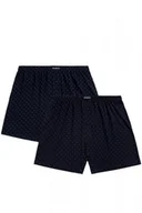 Kąpielówki męskie - Atlantic 051 2-pak gra/gra szorty męskie - miniaturka - grafika 1