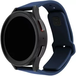 Fixed Silikonowy pasek Silicone Strap z szybkozłączką 20mm do smartwatcha, granatowy - Akcesoria do smartwatchy - miniaturka - grafika 1