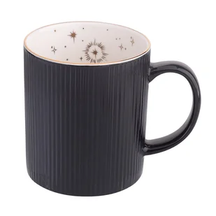 Stars, Kubek prosty Nbc, Grafitowy, 300 ml - Kubki - miniaturka - grafika 1