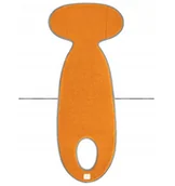 Akcesoria do fotelików - Simple Wool, wkładka do fotelika, wełna merino G2+ 15-36, pomarańczowy - miniaturka - grafika 1