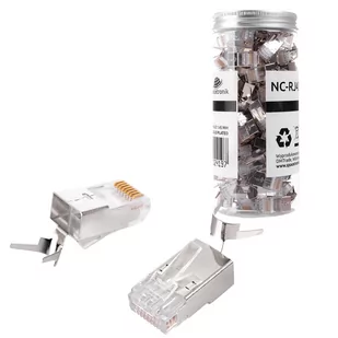 Wtyk RJ45 kat. 7 FTP NC-RJ457FT-14 100szt - Pozostałe akcesoria sieciowe - miniaturka - grafika 2