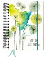 Notesy i bloczki - Bullet journal 180 stron notatnik pamiętnik A5+ kropki gumka - miniaturka - grafika 1