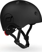 Kaski rowerowe - Scoot & Ride Kask S-M Black S00049 - miniaturka - grafika 1