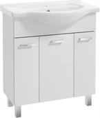 Szafki łazienkowe - Szafka łazienkowa z umywalką 75 cm całość lakier - miniaturka - grafika 1