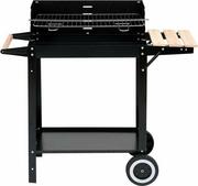 Lund GRILL WĘGLOWY Z PÓŁKĄ RUSZT 48,5X26CM 99592