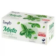 Herbata - Simpl Herbata ziołowa mięta 30 g (20 x 1,5 g) - miniaturka - grafika 1