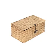 Pudełka i szkatułki - Szkatułka Talulah Pleciona 20X12X8 Cm Homla - miniaturka - grafika 1
