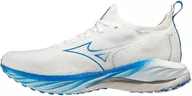 Buty sportowe damskie - Mizuno Buty do biegania WAVE NEO WIND White/Peace Blue - miniaturka - grafika 1