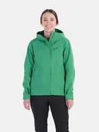 Kurtki i kamizelki sportowe damskie - Marmot Kurtka funkcyjna "PreCip Eco Pro" w kolorze zielonym - miniaturka - grafika 1