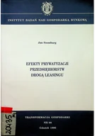Biznes - Efekty prywatyzacji przedsiębiorstw drogą leasingu - miniaturka - grafika 1