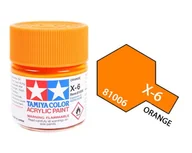 Akcesoria i części modelarskie - Tamiya Acrylic 81006 X-6 Orange 23Ml [Gloss] - miniaturka - grafika 1