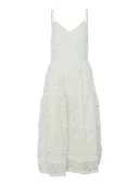 Sukienki - YAS Sukienka letnia Lifa 26037183 Biały Regular Fit - miniaturka - grafika 1