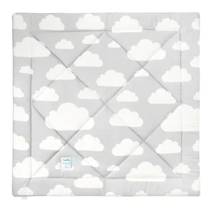Mata niemowlęca szaro miętowa w chmurki Clouds - Maty edukacyjne - miniaturka - grafika 1