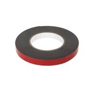 Taśmy izolacyjne i naprawcze - Rebel Taśma piankowa dwustronna REBEL (1 mm x 15 mm x 10 m) czarna LEC-NAR0424B - miniaturka - grafika 1