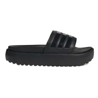 Klapki i japonki damskie - Klapki adidas Adilette Platform W HQ6179 czarne - Adidas - miniaturka - grafika 1