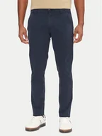 Spodnie męskie - Tommy Jeans Chinosy Tjm Scanton DM0DM09595 Granatowy Slim Fit - miniaturka - grafika 1