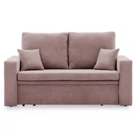 Sofy i kanapy - Sofa sztruksowa, rozkładana, Aikido, 150x85x80 cm, różowy - miniaturka - grafika 1