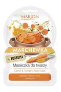 Maseczki do twarzy - Marion Fit & Fresh Carrot & Turmeric Face Mask 9 g Maseczka Marchewka + Kurkuma DARMOWA DOSTAWA DO KIOSKU RUCHU OD 24,99ZŁ - miniaturka - grafika 1