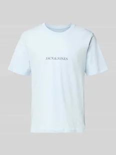 T-shirt z nadrukiem z logo model ‘BILLYBURG’ - Koszulki męskie - miniaturka - grafika 1