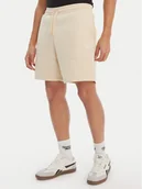 Spodenki męskie - Reebok Szorty sportowe Bazunu RK25558CCM Beżowy Regular Fit - miniaturka - grafika 1