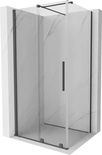Mexen Velar kabina prysznicowa rozsuwana 120x80 cm, transparent, gun gray szczotkowany - 871-120-080-01-66 - Kabiny prysznicowe - miniaturka - grafika 1