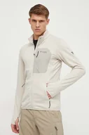 Bluzy męskie - Columbia bluza sportowa Triple Canyon kolor beżowy z aplikacją - miniaturka - grafika 1