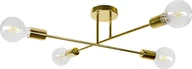 Lampy sufitowe - Lampa wisząca Orno SOLO 4P E27, lampa wisząca, max. 4x60W, złota - miniaturka - grafika 1