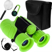 Lornetki - Lornetka Dla Dzieci 8X21 Optyka Zoom Dzień I Noc Lupa Kompas Etui Regulacja - miniaturka - grafika 1