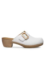 Klapki i japonki damskie - Inblu Klapki BL490100 Biały - miniaturka - grafika 1