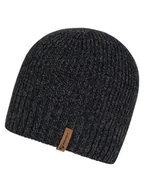 Czapki damskie - Ziener Czapka beanie "Indigu" w kolorze czarnym - miniaturka - grafika 1