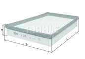 Filtry powietrza - Filtr powietrza Mahle LX 2879 - miniaturka - grafika 1