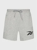 Spodenki męskie - Reebok Szorty sportowe Brand Proud HS6847 Szary Regular Fit - miniaturka - grafika 1