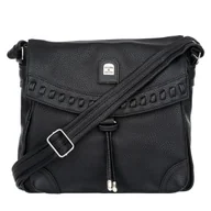 Torebki damskie - Listonoszka Damska Charm&Shape na ramię Czarna - miniaturka - grafika 1