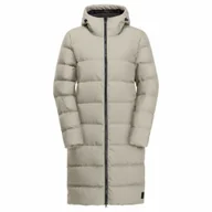 Płaszcze damskie - Damski płaszcz puchowy Jack Wolfskin FROZEN PALACE COAT W seal - L - miniaturka - grafika 1
