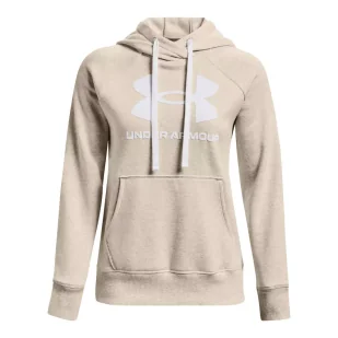 Bluza damska Under Armour Rival Fleece Logo Hoodie - Bluzy sportowe damskie - miniaturka - grafika 5