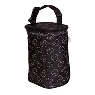 Akcesoria do karmienia - Disney Baby by J.L. Childress Tall TwoCOOL chłodziarka do mleka matki, butelka dla niemowląt i torba na jedzenie dla niemowląt Mickey Black - miniaturka - grafika 1