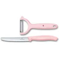 Noże kuchenne - Victorinox Zestaw nóż ząbkowany, obieraczka do warzyw - pink (6.7116.23L52) 6.7116.23L52 - miniaturka - grafika 1