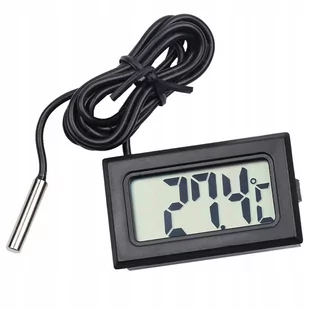Termometr Elektroniczny Lcd Z Sondą Cyfrowy Pieca - Termometry domowe - miniaturka - grafika 1