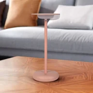 Lampy ogrodowe - Näve Lampa tarasowa LED Pasi, różowa Wysokość 26 cm Metal Touch - miniaturka - grafika 1