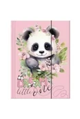 Teczki i skoroszyty - Teczka z gumką A4 Panda 10 DERFORM - miniaturka - grafika 1