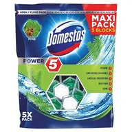 Pozostałe kosmetyki - Unilever UNILEV DOMESTOS KOSTKA POWER5 PINE 5X55g - miniaturka - grafika 1