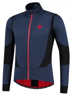 Kurtki męskie - Męska Kurtka Rowerowa Rogelli Winterjacket Brave | Blue/Black/Red - Rozmiar Xxl - grafika 1